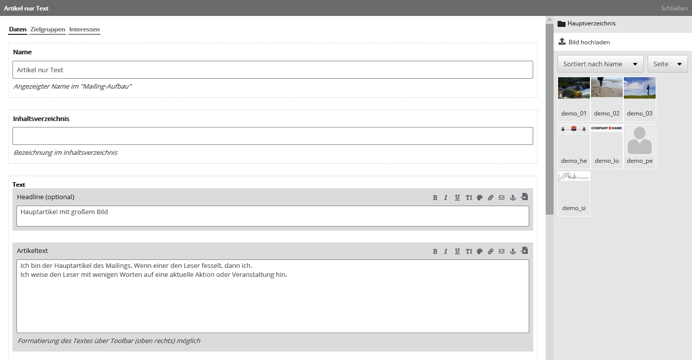 Detailansicht Detailansicht